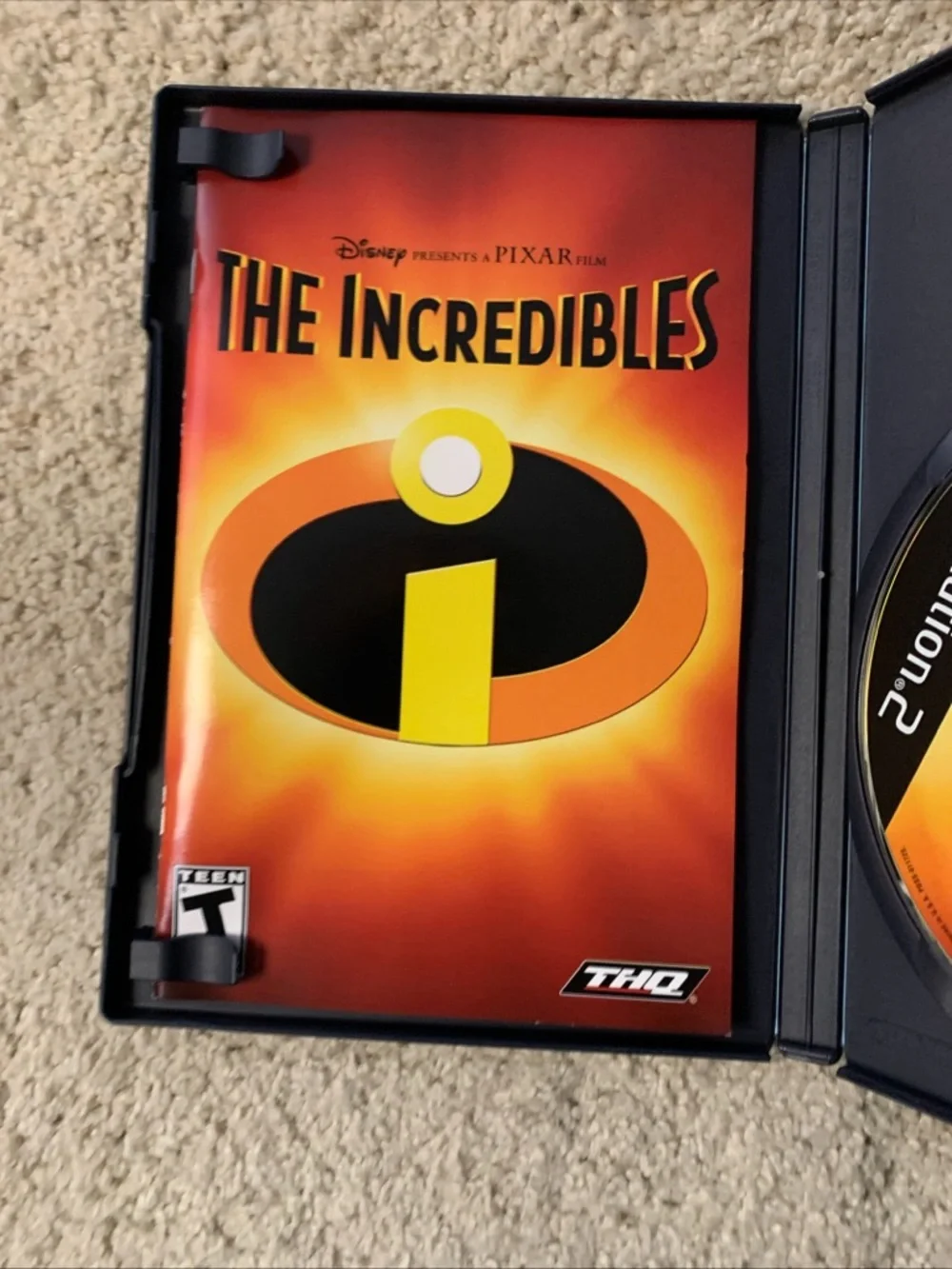 The Incredibles PS2 Complete CIB Tested w Manual